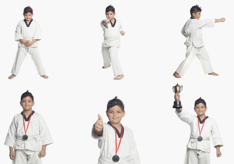 儿童,伙伴,朋友,站,横图,室内,白天,白色背景,正面,锻炼,满意,友谊,纯洁,成功,胜利,运动,跆拳道,亚洲,握,服装,许多人,拿,拎,拿着,注视,小孩,衣服,白色,观察,看,手势,站着,一群人,光彩,可爱,同意,童年,童趣,ok手势,握着,摄影,服饰,影棚,观看,察看,衣着,穿着,关注,奖牌,荣誉,奖品,童真,烂漫,无邪,跆拳道服,荣耀,衣饰,光荣,体育,天真,友情,男孩,男人,男性,亚洲人,印度人,站立,半身,彩图,影棚拍摄,健身,拍摄,奖杯,男生,拎着,同意手势,练功服