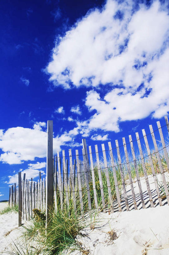 无人,栏杆,竖图,室外,白天,仰视,旅游,度假,草地,美景,沙滩,植物,美国,阴影,光线,沙子,影子,栅栏,海岸,景观,篱笆,云,云朵,围栏,沙地,云彩,娱乐,护栏,草,蓝色,绿色,白云,蓝天,天空,阳光,自然,天,享受,休闲,景色,放松,晴朗,北美,北美洲,自然风光,美洲,马萨诸塞州,麻州,麻省,马萨诸塞,麻塞诸塞,老殖民地,海湾之州,北亚美利加洲,亚美利加洲,科德角,海滩,晴空,彩图,低角度拍摄