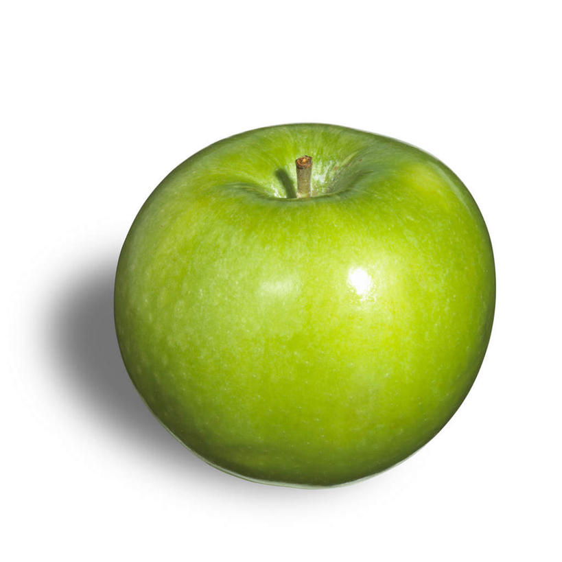 无人,方图,俯视,室内,特写,白天,餐桌,桌子,苹果,水果,阴影,新鲜,反射,影子,生食,食品,果实,食物,一个,绿色,青苹果,有机食品,绿色食品,单个,餐台,彩图,高角度拍摄