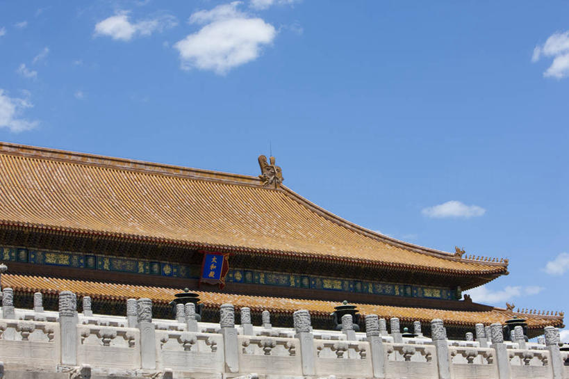 无人,故宫,宫殿,横图,室外,白天,留白,度假,建筑,北京,中国,亚洲,云,首都,古典,宏伟,历史,传统,城墙,蓝色,风景,地标建筑,摄影,城楼,宁静,风格,都市风光,中国文化,东亚,万里无云,彩图,旅行,传统文化,过去