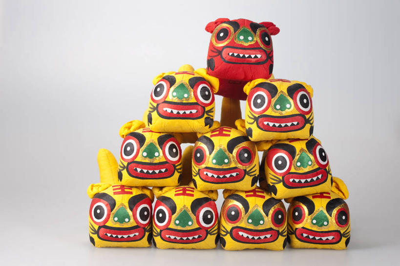 横图,运气,虎,玩具,纺织品,北京,中国,亚洲,摄影,毛绒玩具,中国文化,东亚,古代文明,彩图,影棚拍摄,传统文化