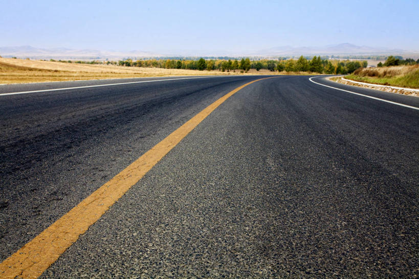 无人,横图,室外,白天,消失点,仰视,高速公路,路,坝上,中国,亚洲,天空,运输,摄影,宁静,东亚,内蒙古,彩图,低角度拍摄