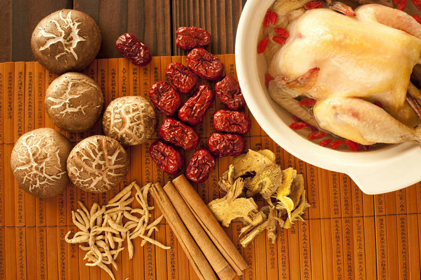 无人,横图,俯视,桌子,鸡,静物,中国,亚洲,完整,炖锅,蘑菇,鸡肉,汤,美味,食品,营养,传统,饮食,家禽,饮料,摄影,竹简,膳食,中国文化,营养品,中医,东亚,白肉,主菜,鸡汤,东亚文化,健康食物,彩图,高角度拍摄,传统文化