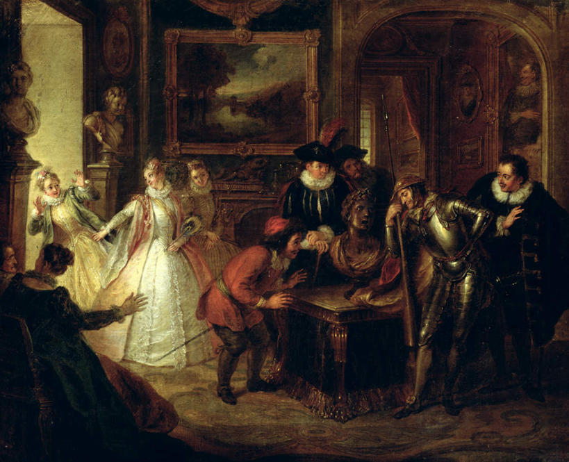 西方人,无人,伙伴,朋友,站,笑,微笑,横图,室内,白天,正面,裙子,绘画,友谊,安全,桌子,帽子,油画,欧洲,欧洲人,士兵,撑,吊挂,握,悬挂,连衣裙,艺术,盔甲,墙,拱门,防护,许多人,古典,挂,注视,礼帽,文化,书桌,墙壁,墙面,课桌,工艺品,观察,看,品味,站着,一群人,握着,观看,保护,美术,察看,撑着,高雅,关注,挂画,保险,防御,铠甲,美学,防具,防卫,兵士,平安,友情,男人,男性,女人,女性,中年男性,中年女性,白种人,站立,彩图,全身,甲胄