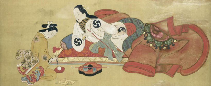 东方人,无人,两个人,躺,跪,横图,室内,白天,正面,民族服装,绘画,沙发,亚洲,握,和服,服装,艺术,古典,拿,拿着,注视,黄种人,文化,衣服,工艺品,观察,看,品味,享受,烟,握着,服饰,烟斗,观看,美术,察看,高雅,衣着,穿着,关注,布艺沙发,佣人,吴服,唐草,唐花,唐锦,美学,仆人,木版画,衣饰,淡定,家丁,仆役,西崽,从容,版画,卧着,男人,男性,女人,女性,中年男性,中年女性,亚洲人,烟草,跪着,躺着,卧,彩图,全身,传统服装,民俗服
