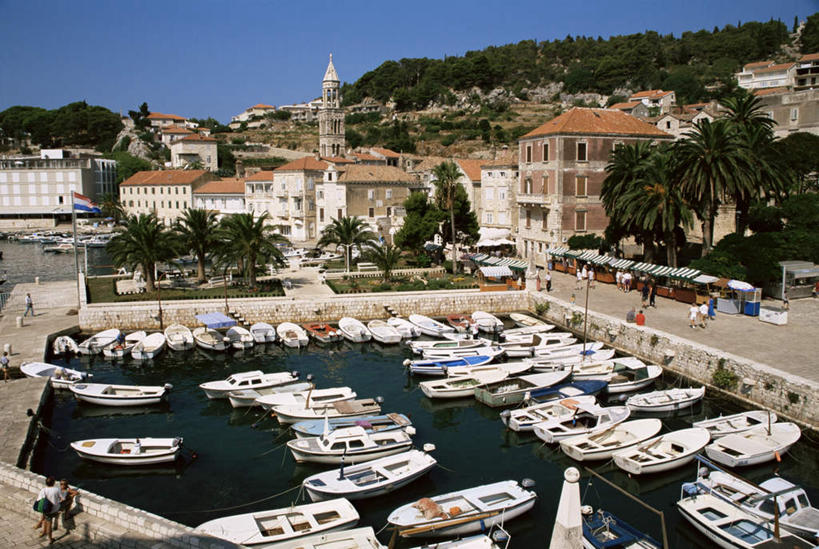 无人,家,码头,横图,俯视,室外,白天,旅游,度假,植物,标志建筑,地标,港口,建筑,船,棕榈树,叶子,欧洲,克罗地亚,停靠,阴影,光线,影子,房屋,屋子,游艇,绿叶,娱乐,建设,楼房,住宅,树,树木,蓝色,绿色,蓝天,天空,阳光,自然,交通工具,天,享受,休闲,嫩叶,旅游胜地,放松,生长,晴朗,成长,停泊,载具,棕榈叶,万里无云,克罗地亚共和国,赫瓦尔岛,叶,叶片,晴空,晴空万里,彩图,高角度拍摄,房子,摆渡口,埠头,渡口,渡头,港湾,海港,货运码头,口岸,商港