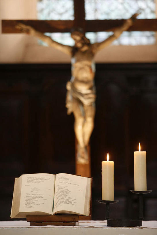 西方人,一个人,无人,教堂,举,竖图,室内,白天,正面,旅游,度假,标志建筑,地标,建筑,蜡烛,书籍,雕塑,法国,欧洲,欧洲人,仅一个男性,仅一个人,仅一个中年男性,吊挂,悬挂,阴影,节日,艺术,装饰,光线,雕刻,雕像,火焰,十字架,影子,烛光,燃烧,挂,注视,文化,娱乐,建设,工艺品,点燃,观察,看,祈祷,托,享受,休闲,健康,旅游胜地,放松,许愿,宗教,信仰,观看,纪念,祈求,美术,察看,基督教,关注,天主教,主题,陈列,信念,法兰西共和国,功能,美学,法兰西第五共和国,普瓦图.夏朗德,普瓦图.夏朗德大区,维埃纳,平安,男人,男性,中年男性,白种人,书,图书,举起,举手,举着,向上举,向上伸,向上托,彩图,全身,大教堂,礼拜堂