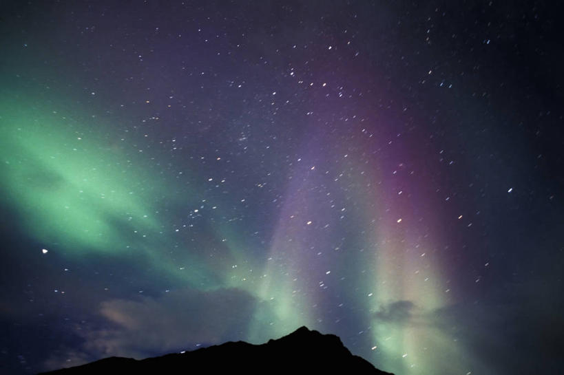 无人,横图,室外,夜晚,长时间曝光,神秘,北极,美国,太空,云,星星,绿色,天空,自然,摄影,国家野生动物保护区,布鲁克斯山脉,北极光,彩图