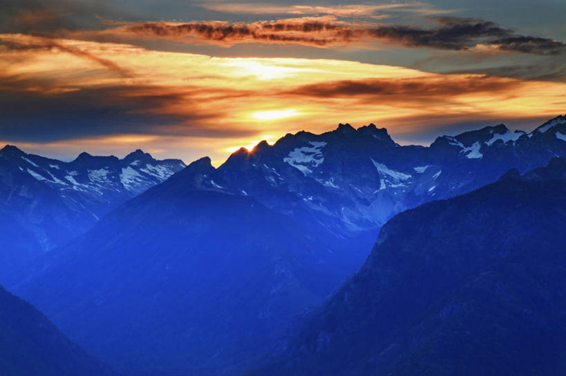 无人,横图,室外,白天,日落,山,山脉,华盛顿,美国,地形,山峰,山峦,群山,摄影,北美,北美洲,美洲,华盛顿州,常绿之州,常青州,北亚美利加洲,亚美利加洲,喀斯喀特山脉,北喀斯喀特山国家公园,北卡斯卡德山国家公园,北喀斯开国家公园,北瀑布国家公园,地质学,彩图,美利坚合众国