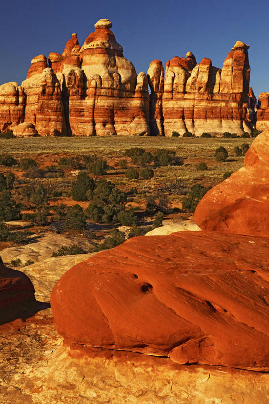 无人,竖图,室外,白天,石头,沙漠,红色,摄影,岩层,峡谷地国家公园,犹他,岩石,彩图