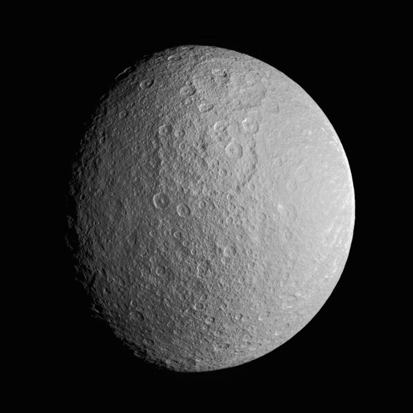 无人,方图,黑白,探险,神秘,宇宙,飞船,科学,太空,月亮,交通,航空,自然,探索,运输,摄影,太阳系,发现,天体,土星,陨石坑,载具,宇宙飞船,探测器,天文学,外太空,航天器,瑞亚,卡西尼－惠更斯号,空间探索,卡西尼号