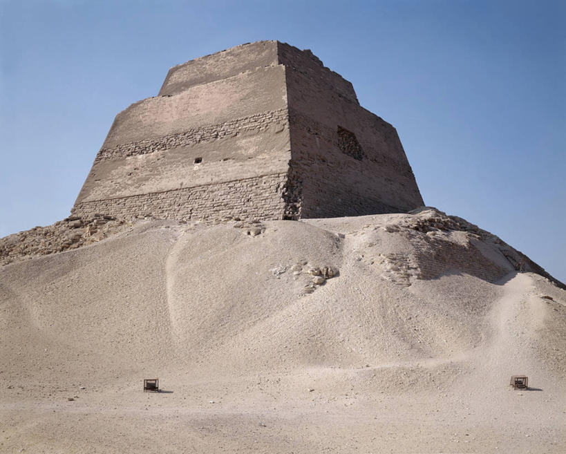 无人,横图,室外,白天,沙漠,建筑,埃及,历史,废墟,金字塔,摄影,考古学,中东,万里无云,古埃及文明,古代文明,上埃及,彩图,过去