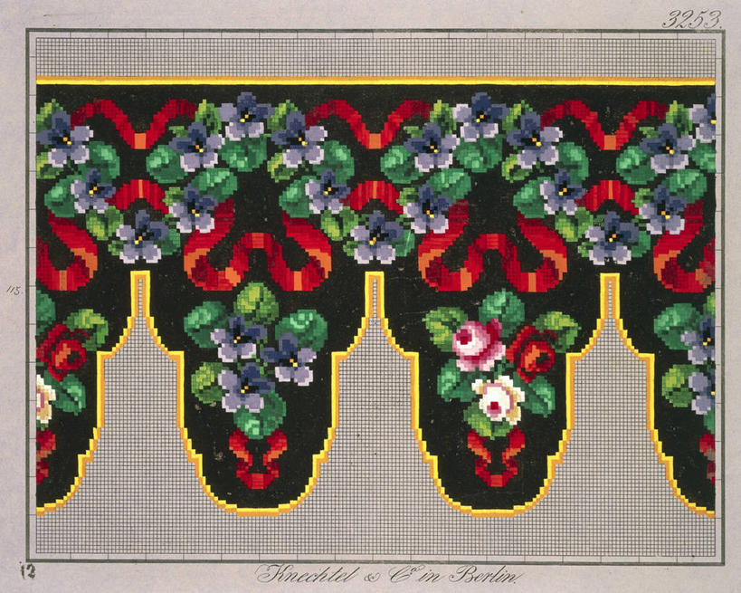 无人,横图,特写,玫瑰,紫罗兰,刺绣,花纹,对称,缎带,历史,花,一个,工艺品,摄影,单个,缝纫,拼接,针织品,式样,美术工艺,彩图,影棚拍摄