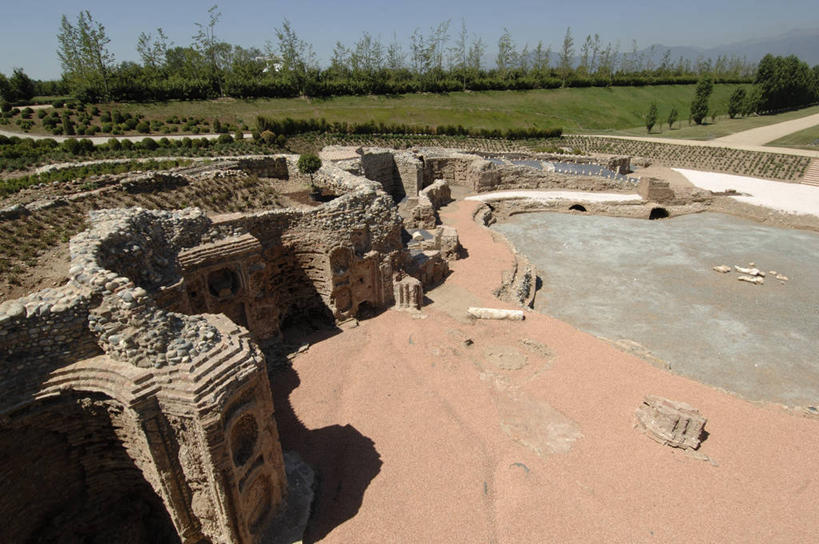 无人,横图,俯视,室外,白天,建筑,意大利,历史,废墟,地标建筑,摄影,园林,粉底,南欧,意大利文化,皇室,彩图,高角度拍摄,旅行,联合国教科文组织