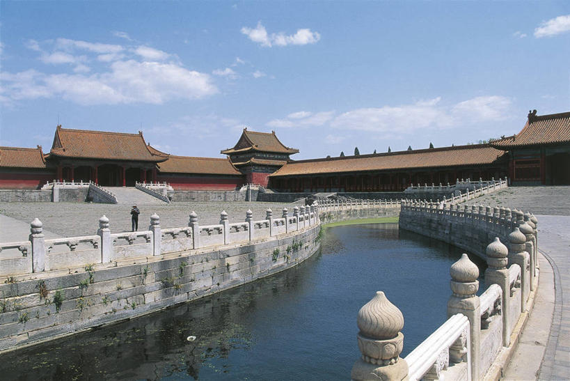 无人,故宫,横图,室外,河流,北京,亚洲,流水,联合国,首都,历史,地标建筑,摄影,中国文化,将军,北京市,自然地理,彩图,联合国教科文组织,过去