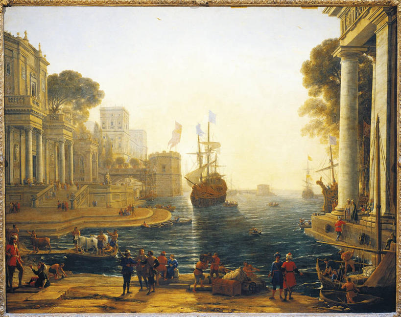 帆船,站,横图,俯视,插画,室外,白天,绘画,数码,科技,日落,建筑,船,油画,日光,阴影,艺术,网络,柱子,拱门,高光,几何,计算机图形,古典,合成,图画,历史,文化,画,工艺品,交通工具,品味,运输,美术,电脑合成图,数码合成图,高雅,合成图,载具,漫画,巴洛克风格,写实,具体,具象,美学,古代文明,美术工艺,彩图,高角度拍摄,海港,过去,奥德赛