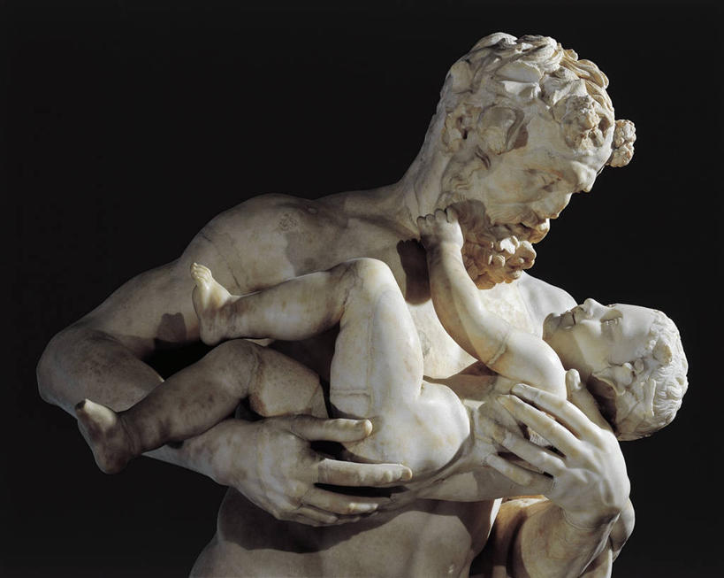 裸体,无人,横图,雕塑,黑色背景,神话,标志,雕像,符号,大理石,拿着,标识,古代,童年,摄影,性别符号,古代文明,酒神狄俄尼索斯,美术工艺,彩图,影棚拍摄,神,男性符号,过去