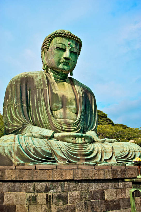 无人,竖图,室外,白天,日本,日本文化,标志,雕像,符号,云,神奈川县,标识,佛,天空,摄影,宗教,佛教,图标,镰仓,青铜,性别符号,彩图,男性符号