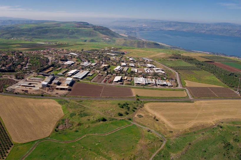 无人,横图,俯视,航拍,室外,白天,农业,湖,美景,山,建筑,黎巴嫩,叙利亚,以色列,约旦,高原,景观,田地,风景,自然,景色,摄影,宁静,中东,鸟瞰,自然风光,高角度拍摄,旅行,戈兰高地