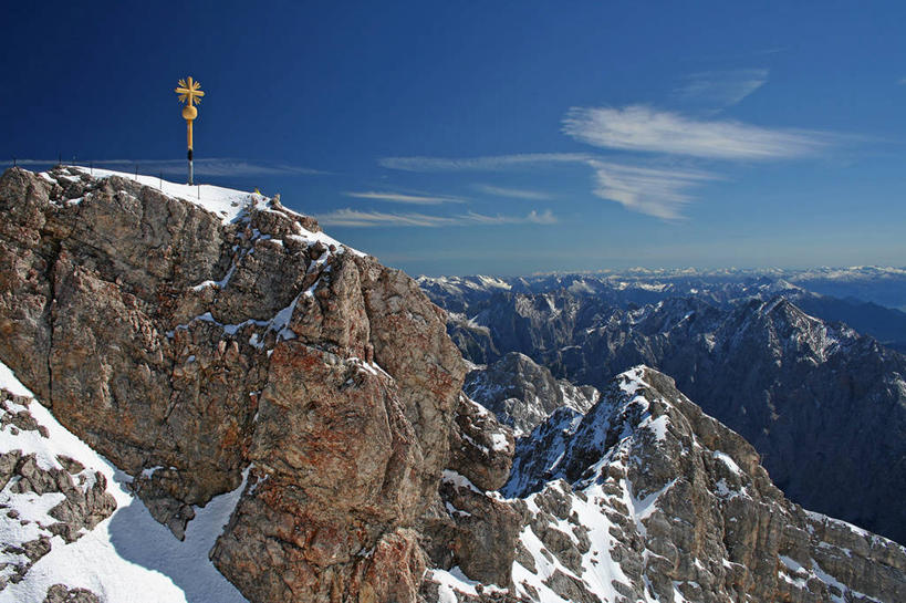 无人,横图,室外,白天,美景,山脉,雪,雪山,德国,欧洲,阿尔卑斯山,景观,云,风景,天空,自然,景色,摄影,宁静,西欧,自然风光,阿尔卑斯山脉,德意志联邦共和国,巴伐利亚,巴伐利亚州,拜恩州,拜恩自由州,楚格峰,彩图