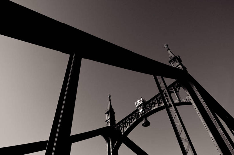 无人,横图,室外,仰视,建筑,德国,欧洲,钢铁,拱门,桥,摄影,部分,西欧,德意志联邦共和国,稳定,巴登.符腾堡,巴登.符腾堡州,巴符州,乌尔姆,彩图,低角度拍摄