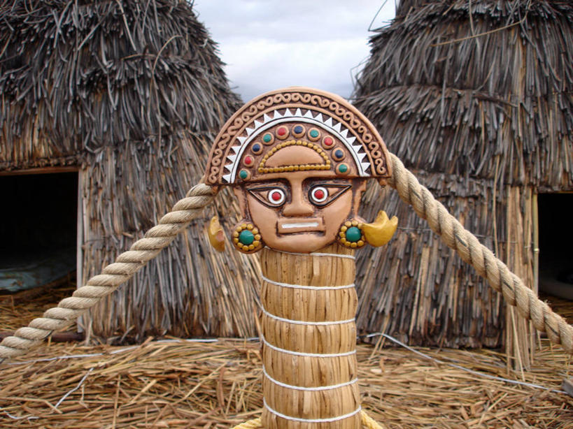 无人,横图,室外,白天,正面,芦苇,秘鲁,漂浮,稻草,绳子,工艺品,南美,摄影,怪异,拉丁美洲,法式食品,的的喀喀湖,美术工艺,彩图,小屋,传统文化,拟人