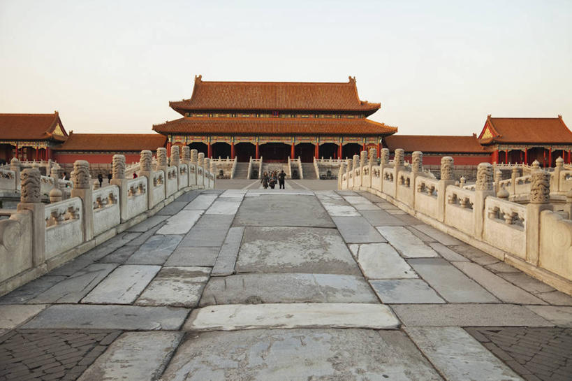 故宫,宫殿,横图,室外,白天,旅游,建筑,北京,首都,历史,天空,地标建筑,摄影,中国文化,彩图,联合国教科文组织