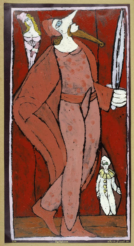 成年人,胡须,三个人,人群,演员,站,竖图,插画,室内,数码,科技,窗帘,阴影,网络,高光,几何,计算机图形,合成,图画,拿着,画,红色,个性,人体,电脑合成图,数码合成图,剑,合成图,漫画,演出服,写实,具体,具象,男人,女人,胡子,络腮胡,彩图,窥视,性格