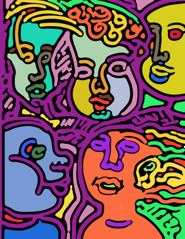 意大利面,成年人,头,人群,竖图,插画,抽象,绘画,友谊,数码,科技,五个人,阴影,形状,艺术,网络,意大利食品,高光,几何,计算机图形,古典,合成,图画,文化,现代,饮食,画,工艺品,品味,人体,头像,多样,美术,电脑合成图,数码合成图,高雅,合成图,漫画,计算机制图,写实,具体,具象,美学,想法,美术工艺,男人,女人,头部,卷发,彩图,全画面,全框架,全帧,全画幅