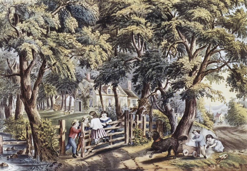 儿童,人群,推,横图,插画,室外,白天,旅游,度假,快乐,满意,友谊,幸福,纯洁,数码,科技,美景,森林,宠物,狗,阴影,朦胧,模糊,印刷,网络,大门,房屋,景观,流水,小路,高光,几何,计算机图形,合成,图画,拿着,娱乐,刺激,画,小溪,自然,享受,休闲,家畜,景色,放松,可爱,乐趣,童年,童趣,电脑合成图,数码合成图,住房,享乐,合成图,自然风光,手艺,漫画,童真,烂漫,无邪,写实,具体,具象,农舍,美术工艺,天真,男孩,女孩,彩图,平版印刷