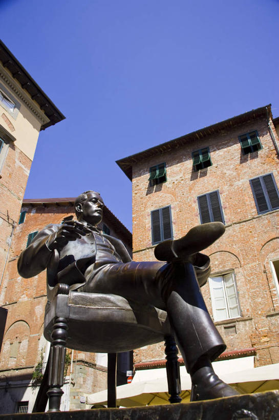 无人,坐,竖图,雕塑,意大利,欧洲,艺术,雕像,摄影,手艺,卢卡,美术工艺,彩图,旅行