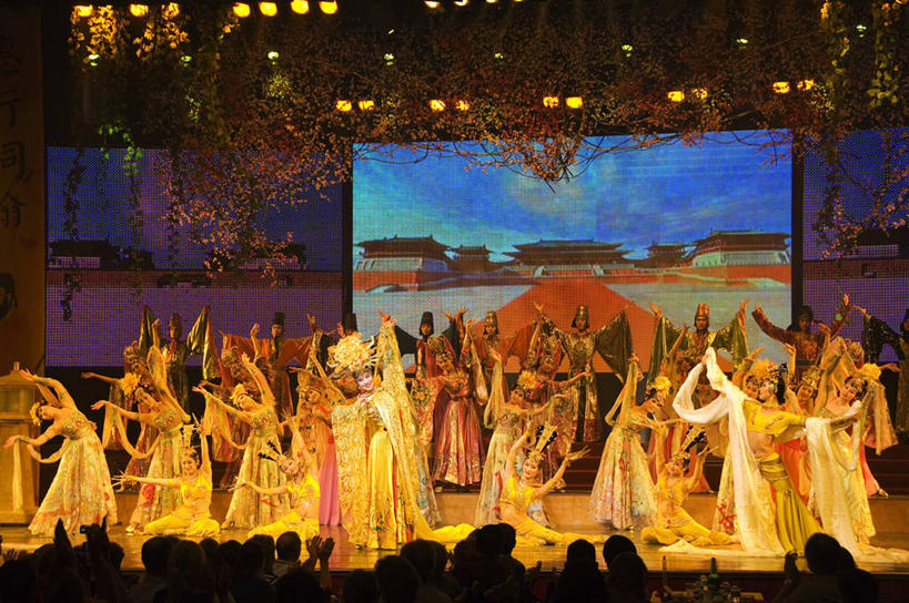 无人,公园,横图,室外,白天,旅游,建筑,大雁塔,中国,亚洲,历史,宝塔,地标建筑,摄影,宗教,中国文化,东亚,陕西省,唐朝,彩图,旅行,传统文化