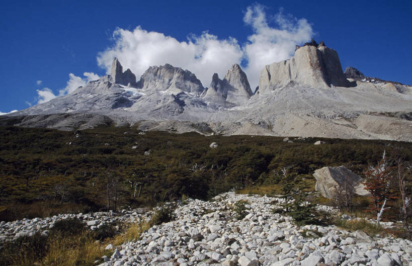 无人,横图,室外,山,智利,地形,灰色,风景,南美,摄影,拉丁美洲,百内国家公园,彩图