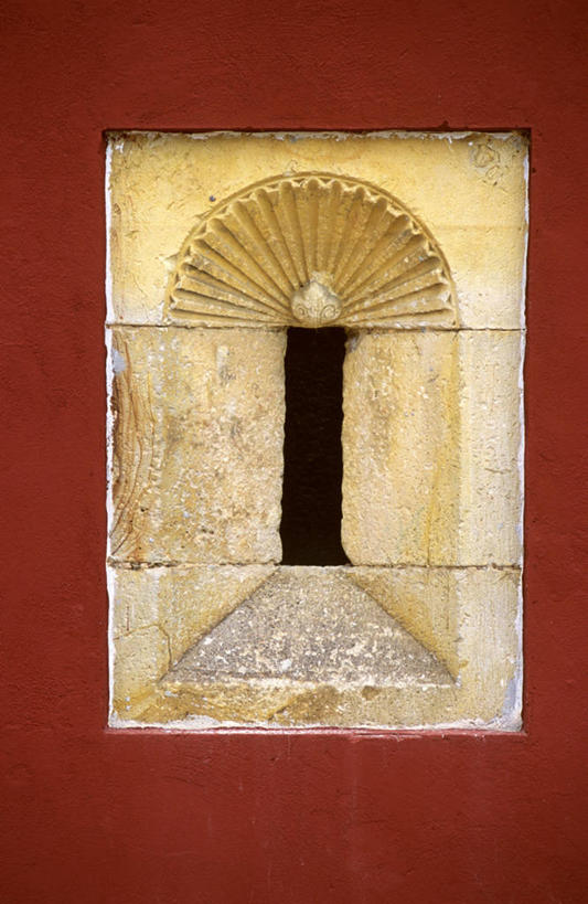 无人,竖图,窗户,建筑,西班牙,欧洲,红色,摄影,阿斯图里亚斯,彩图