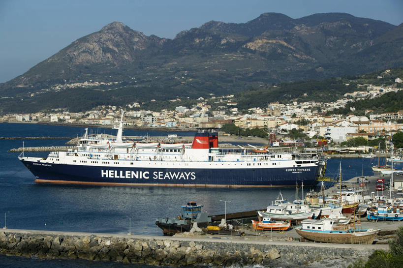 无人,横图,希腊,欧洲,摄影,西欧,渡轮,地中海文化,南欧,希腊文化,爱琴海群岛,彩图