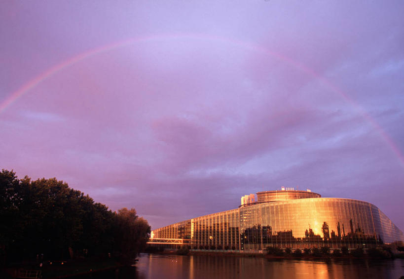 无人,横图,建筑,法国,欧洲,摄影,阿尔萨斯,政府,法国文化,议会大楼,斯特拉斯堡,彩图