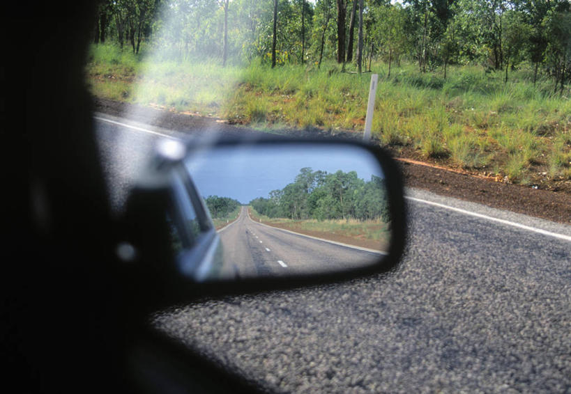 无人,横图,安全,镜子,路,汽车,澳大利亚,反射,摄影,镜像,生命,镜面,大洋洲,澳洲,驾车,南方大陆,澳大拉西亚,光学,侧视镜,澳大利亚联邦,北领地,彩图