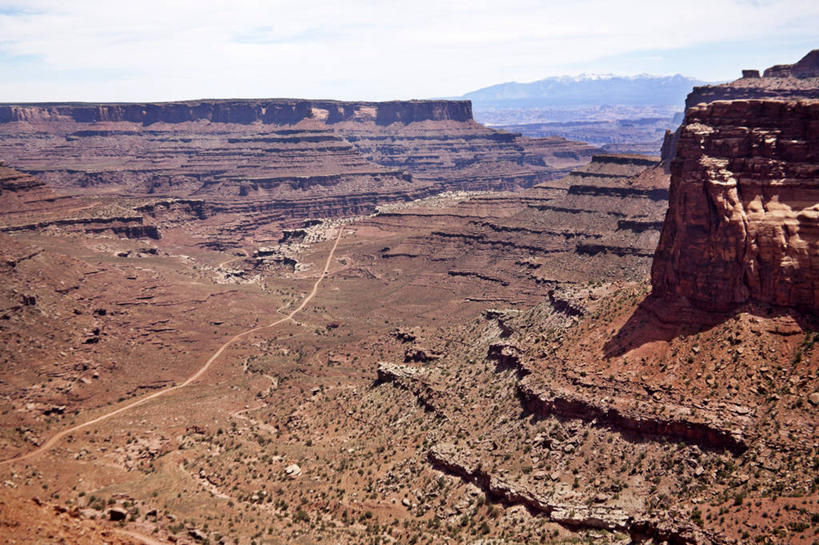 无人,横图,室外,白天,留白,沙漠,美国,地形,风景,摄影,国家公园,岩层,峡谷地国家公园,犹他,岩石,彩图,旅行,对焦