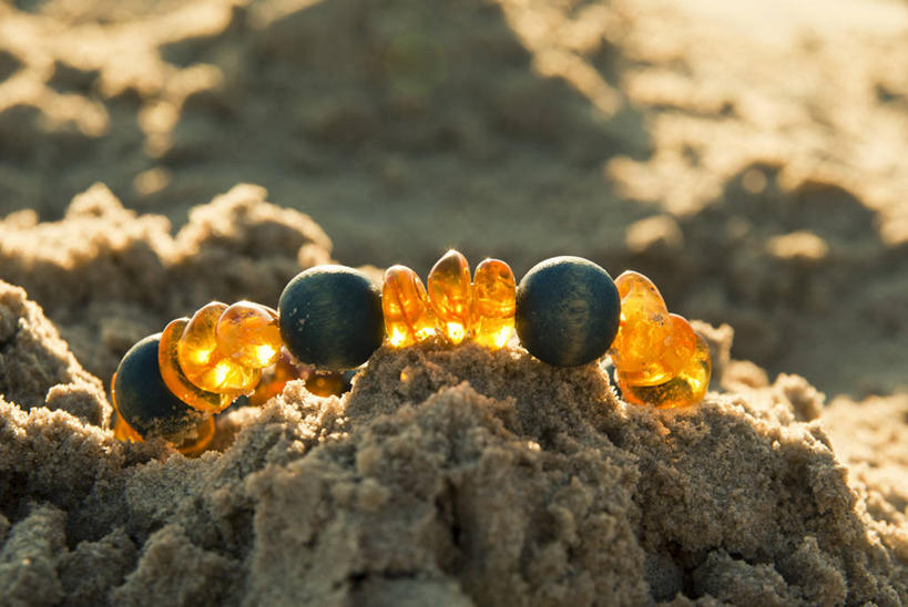 无人,横图,室外,日出,拉脱维亚,光线,沙子,琥珀,光芒,一个,自然,摄影,手镯,单个,华贵,海滩,彩图