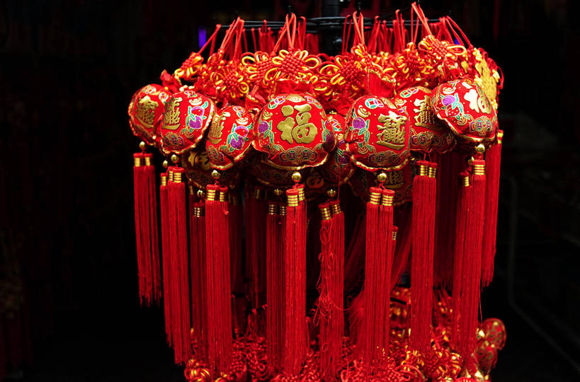 无人,横图,室外,特写,夜晚,新加坡,春节,许多,吊挂,悬挂,庆祝,装饰,唐人街,很多,挂,摄影,中国文化,美术工艺,彩图
