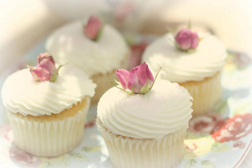 无人,横图,室外,特写,白天,日光,美国,花纹,饮食,盘子,甜食,奶油,摄影,创造力,清新,加利福尼亚,蛋糕托杯,纸托蛋糕,彩图