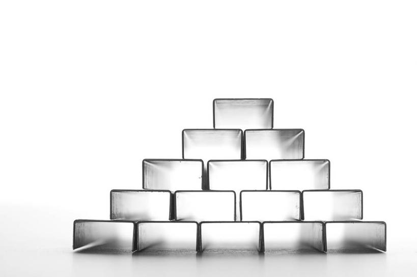 无人,横图,黑白,特写,白色背景,美国,许多,堆叠,条纹,形状,很多,摄影,简单,俄亥俄州,想法,钉书钉,影棚拍摄