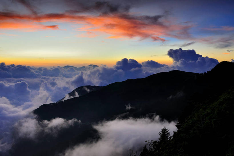 无人,横图,室外,美景,山,台湾,景观,宏伟,风景,自然,黄昏,景色,摄影,自然风光,彩图