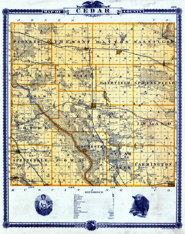 无人,竖图,地图,历史,古董,彩图,爱荷华