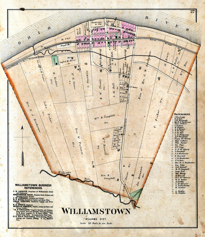 无人,竖图,地图,城镇,历史,古董,西弗吉尼亚,彩图