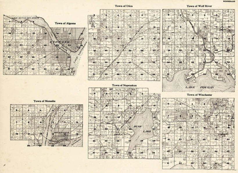 无人,横图,地图,历史,古董,威斯康星,彩图