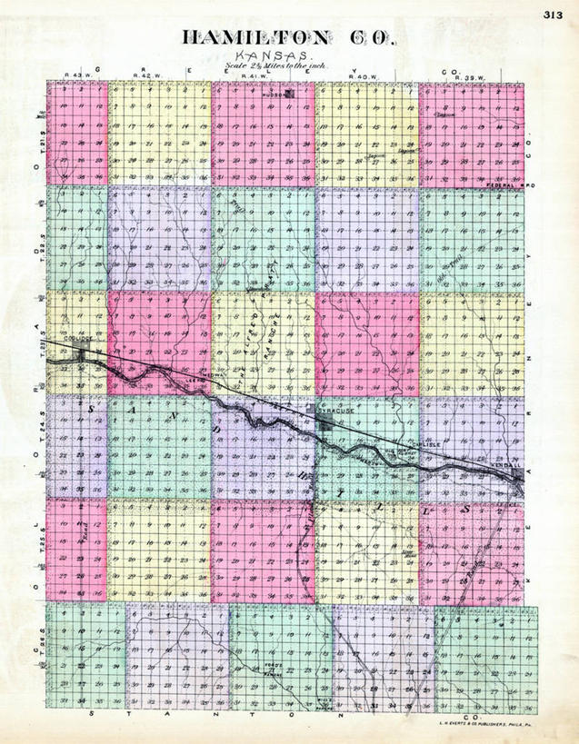 无人,竖图,地图,历史,古董,堪萨斯,彩图