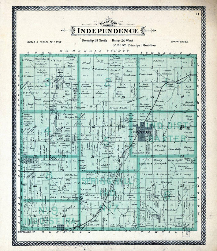无人,竖图,地图,历史,独立,古董,彩图,地图学,爱荷华
