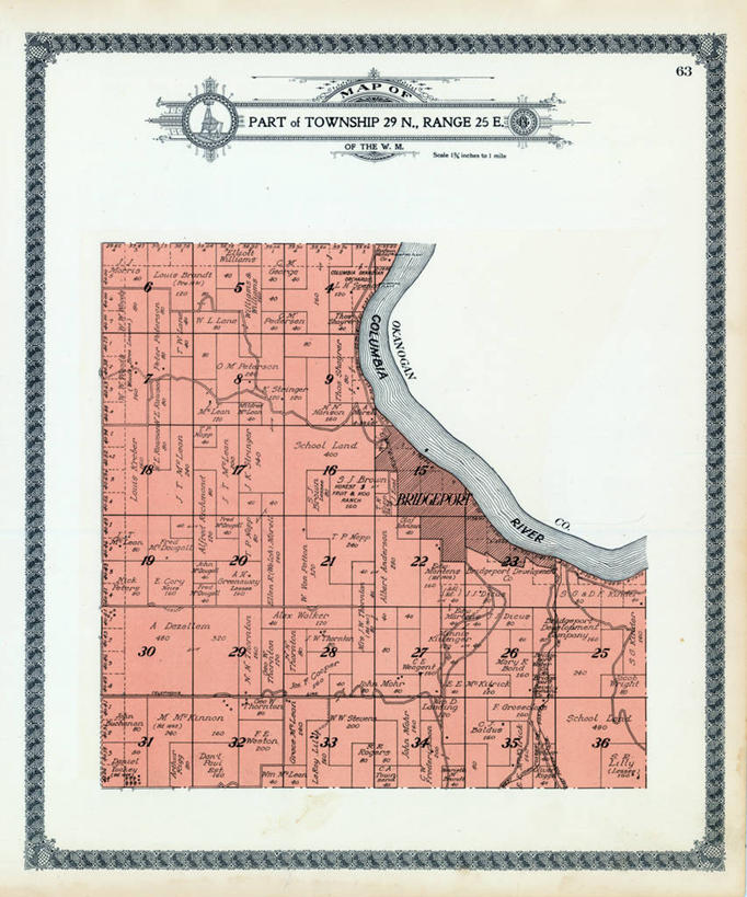 无人,竖图,地图,历史,古董,华盛顿州,布里奇波特,彩图,地图学