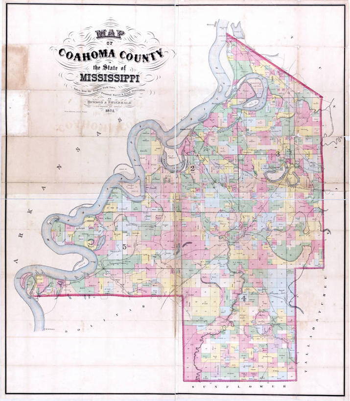 无人,竖图,地图,历史,古董,密西西比州,彩图,地图学